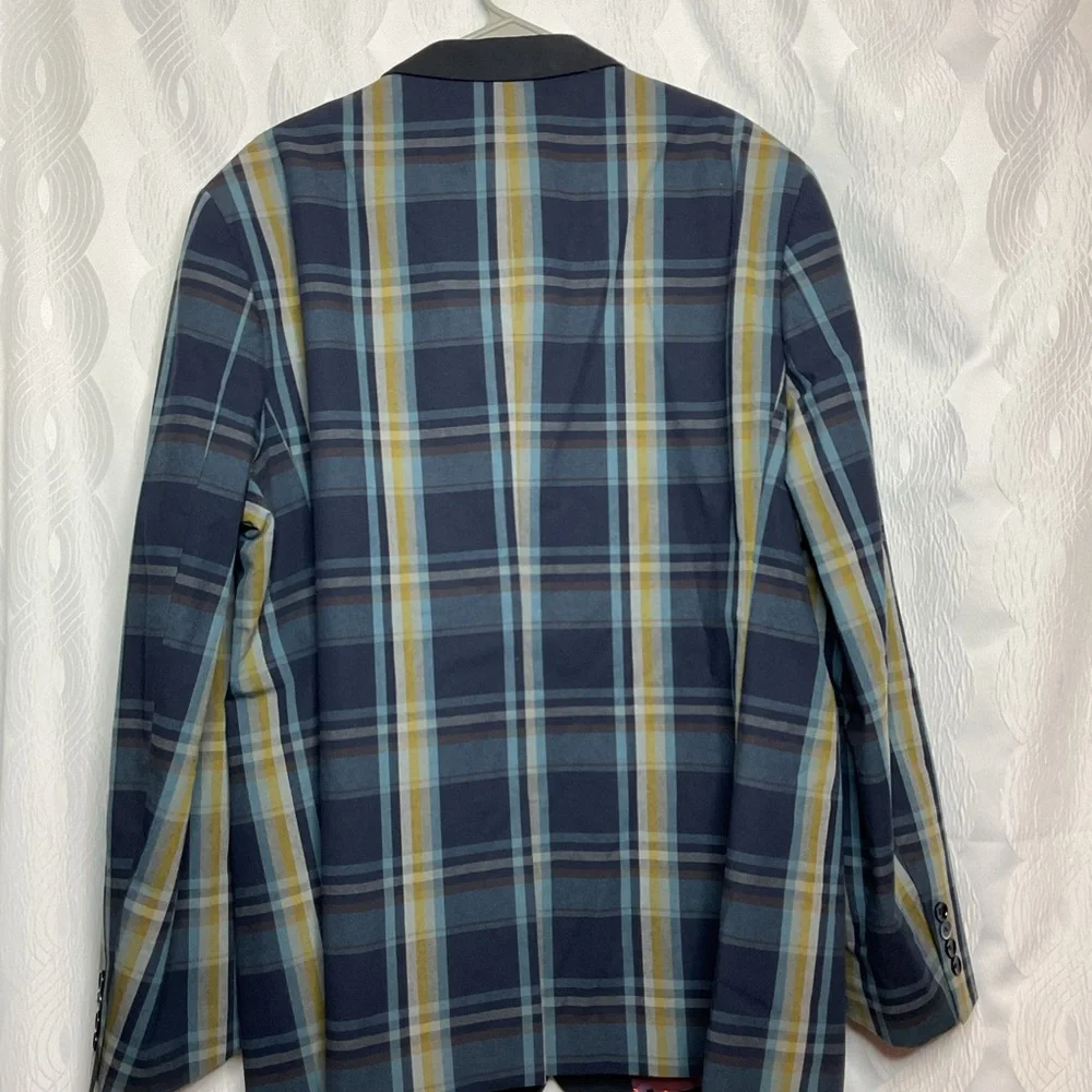 Bruno Conte by Don Jonathan plaid Blazer men's xl - Picture 10 of 10